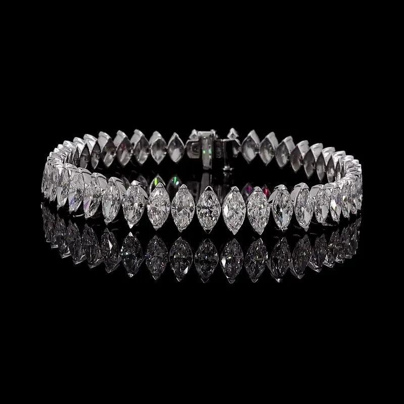 Marquise Tennis Bracelet, design GD-TB-031