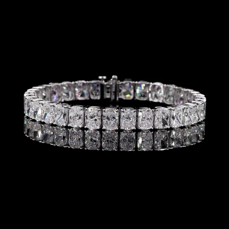 Cushion Tennis Bracelet, design GD-TB-033