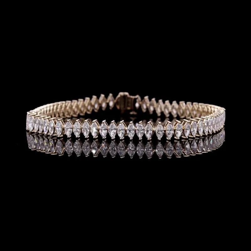 Marquise Tennis Bracelet, design GD-TB-037