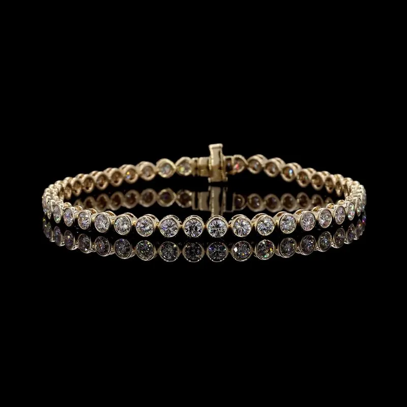 Round Tennis Bracelet, design GD-TB-038