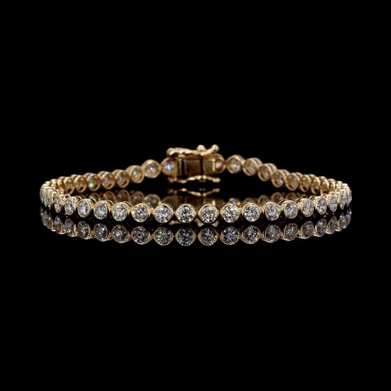 Round Tennis Bracelet, design GD-TB-043