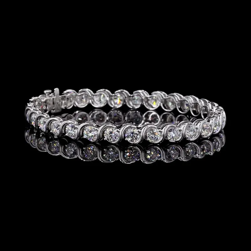 Round Tennis Bracelet, design GD-TB-046