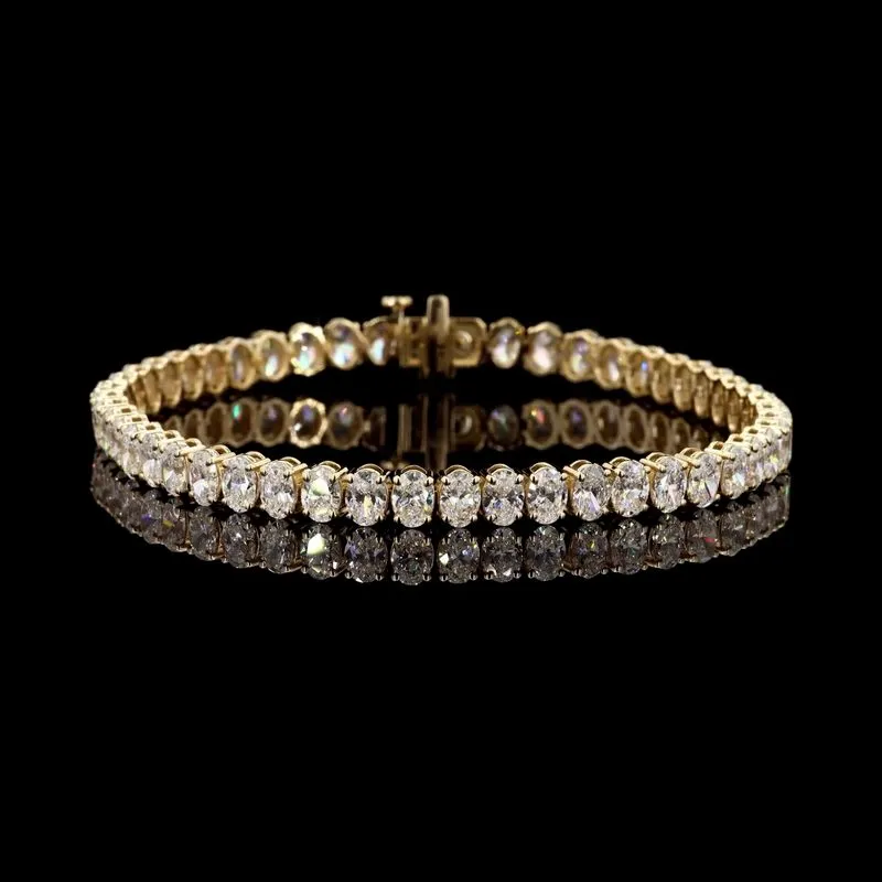 Oval Tennis Bracelet, design GD-TB-047