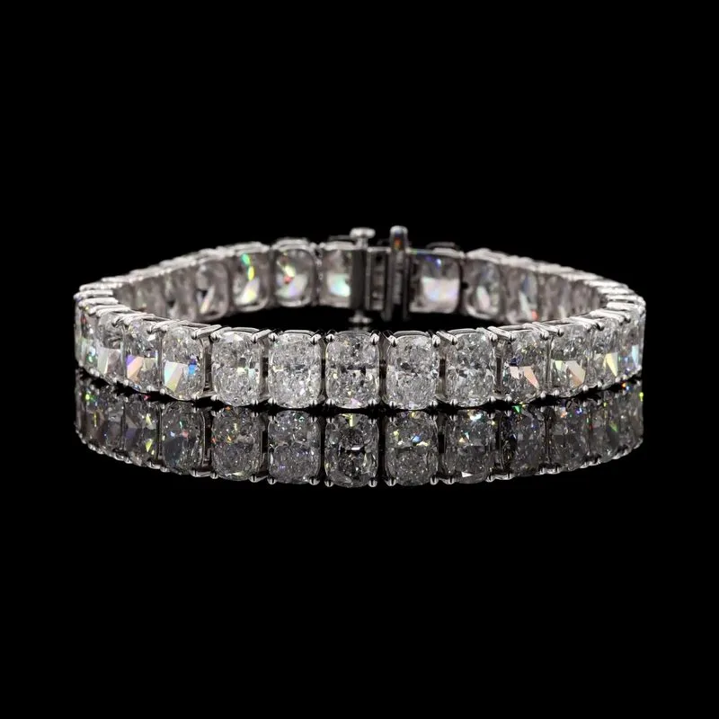 Cushion Tennis Bracelet, design GD-TB-048