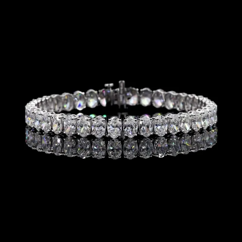 Oval Tennis Bracelet, design GD-TB-050