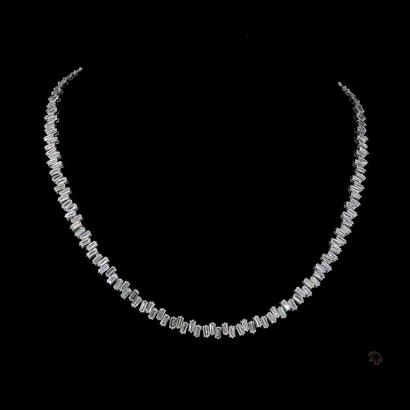 Baguette Tennis Necklace, design GD-TN-043
