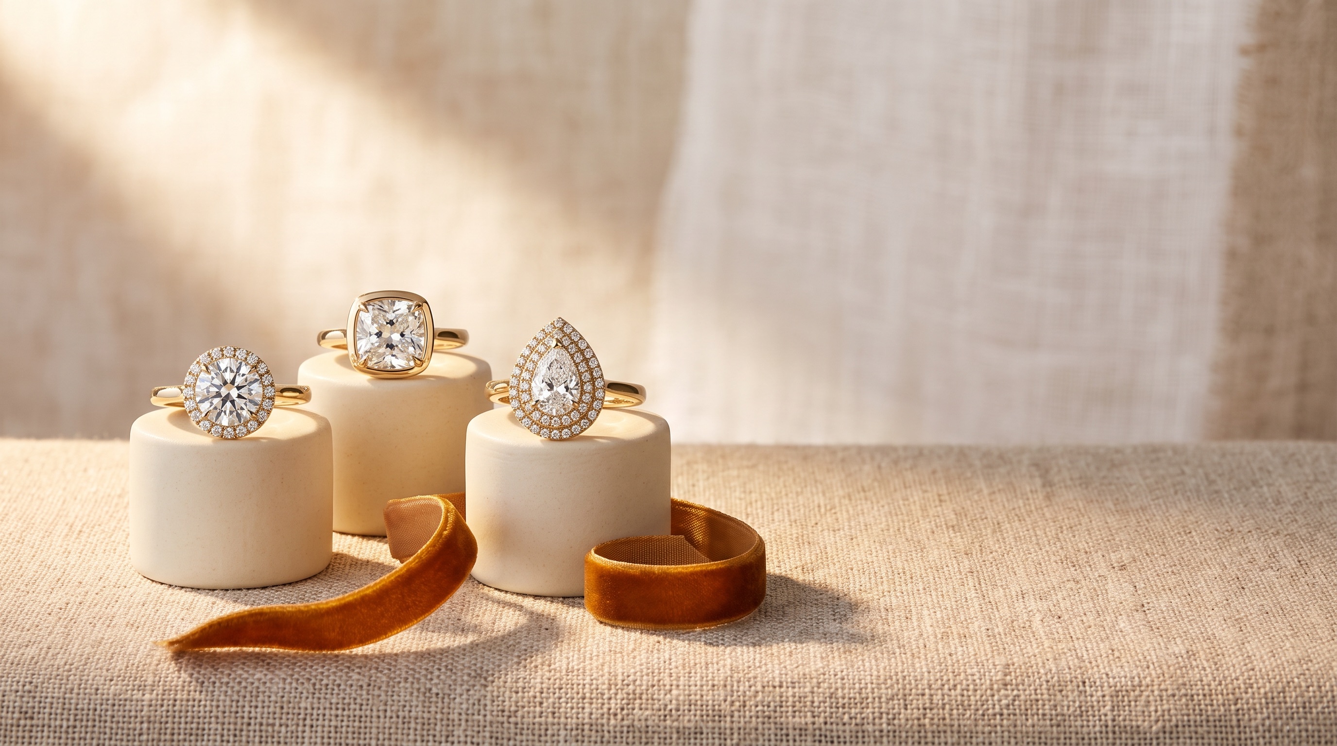 Types of Halo Ring Settings, Compared