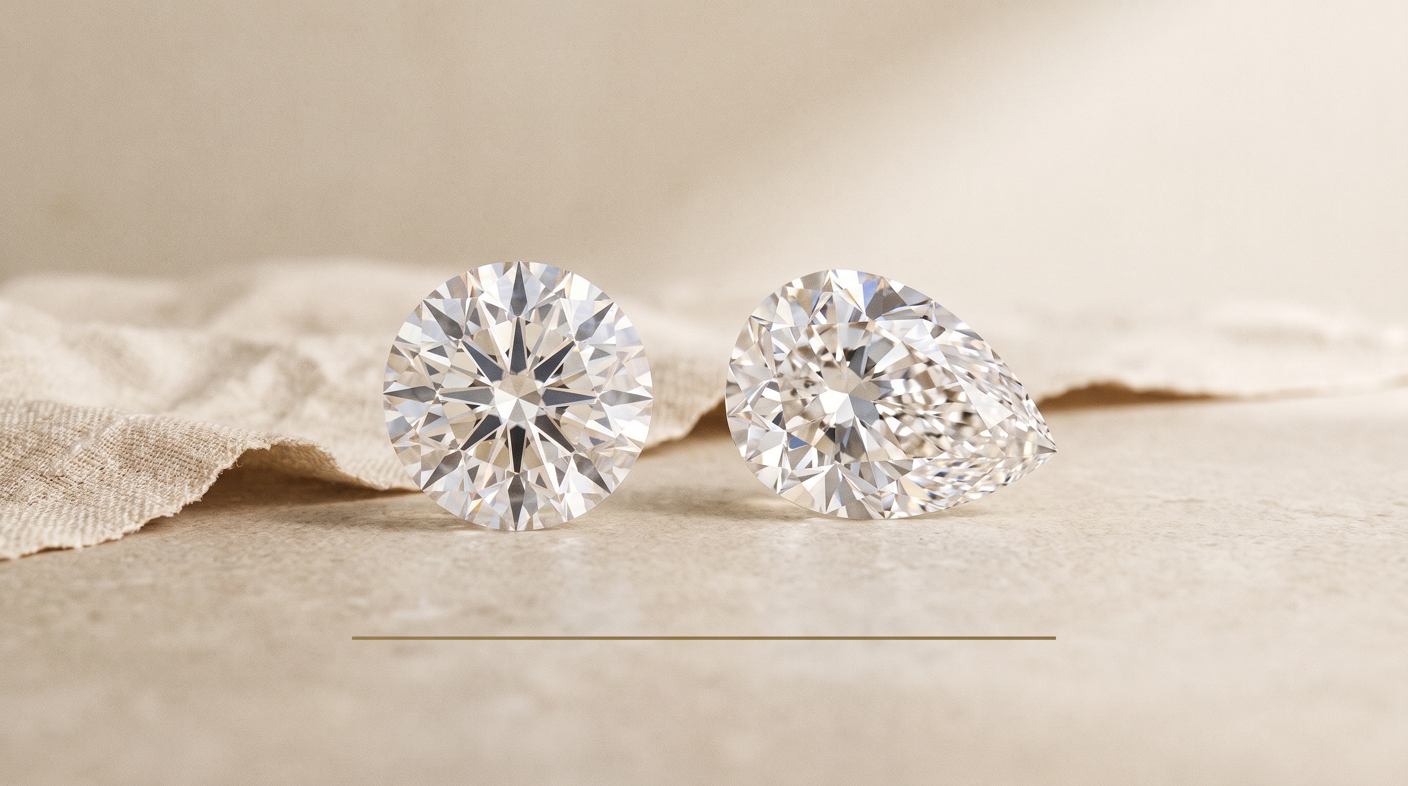 Round vs Pear Diamond: Wholesale Guide
