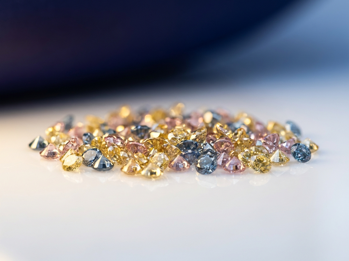 Fancy Color Melee Diamonds Wholesale