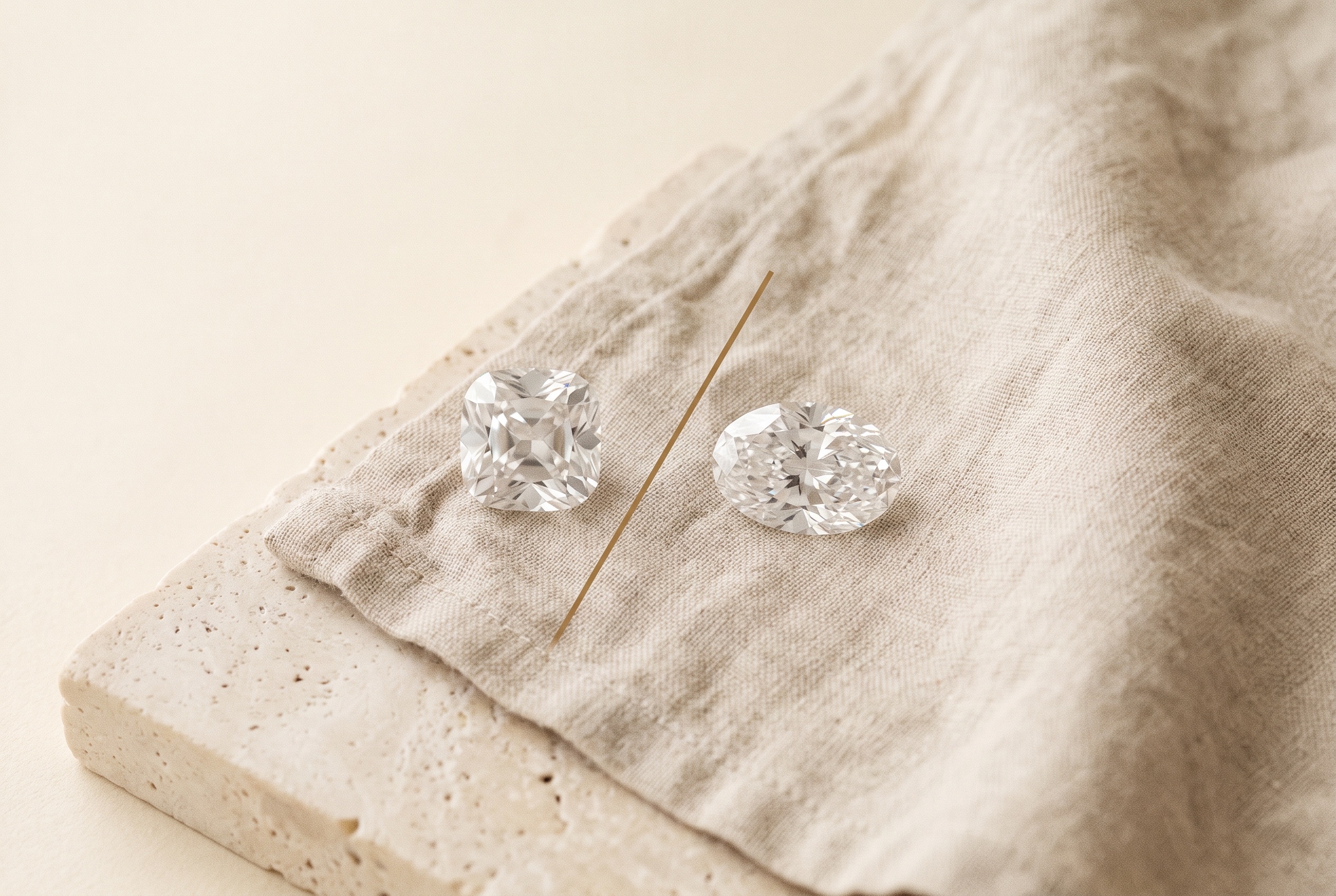Cushion vs Oval Diamond: Wholesale Guide