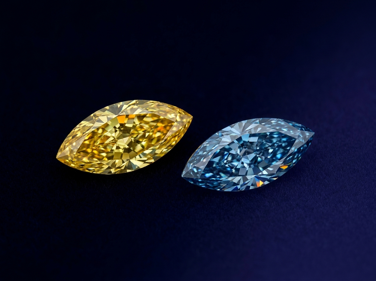 Fancy Color Marquise Diamonds Wholesale