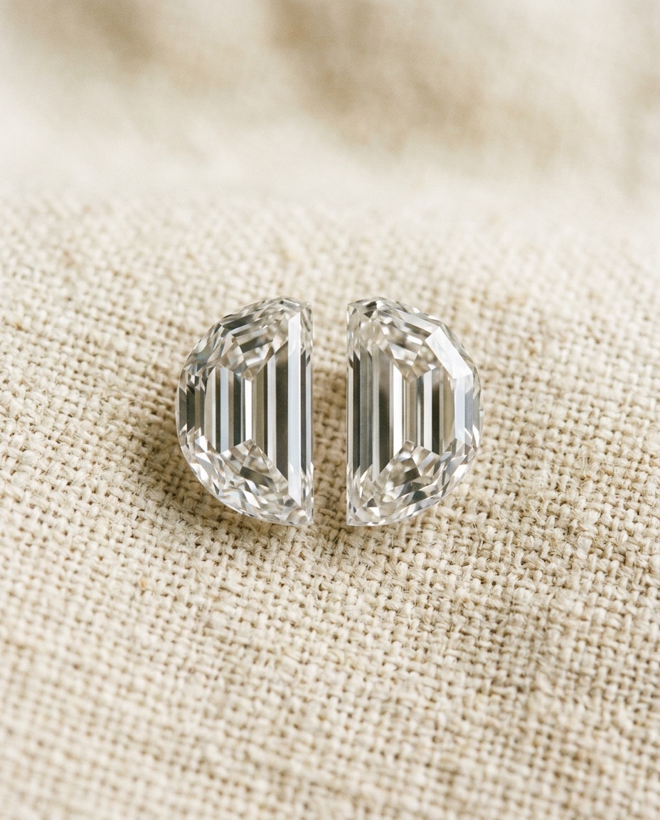 Half Moon Diamonds Wholesale