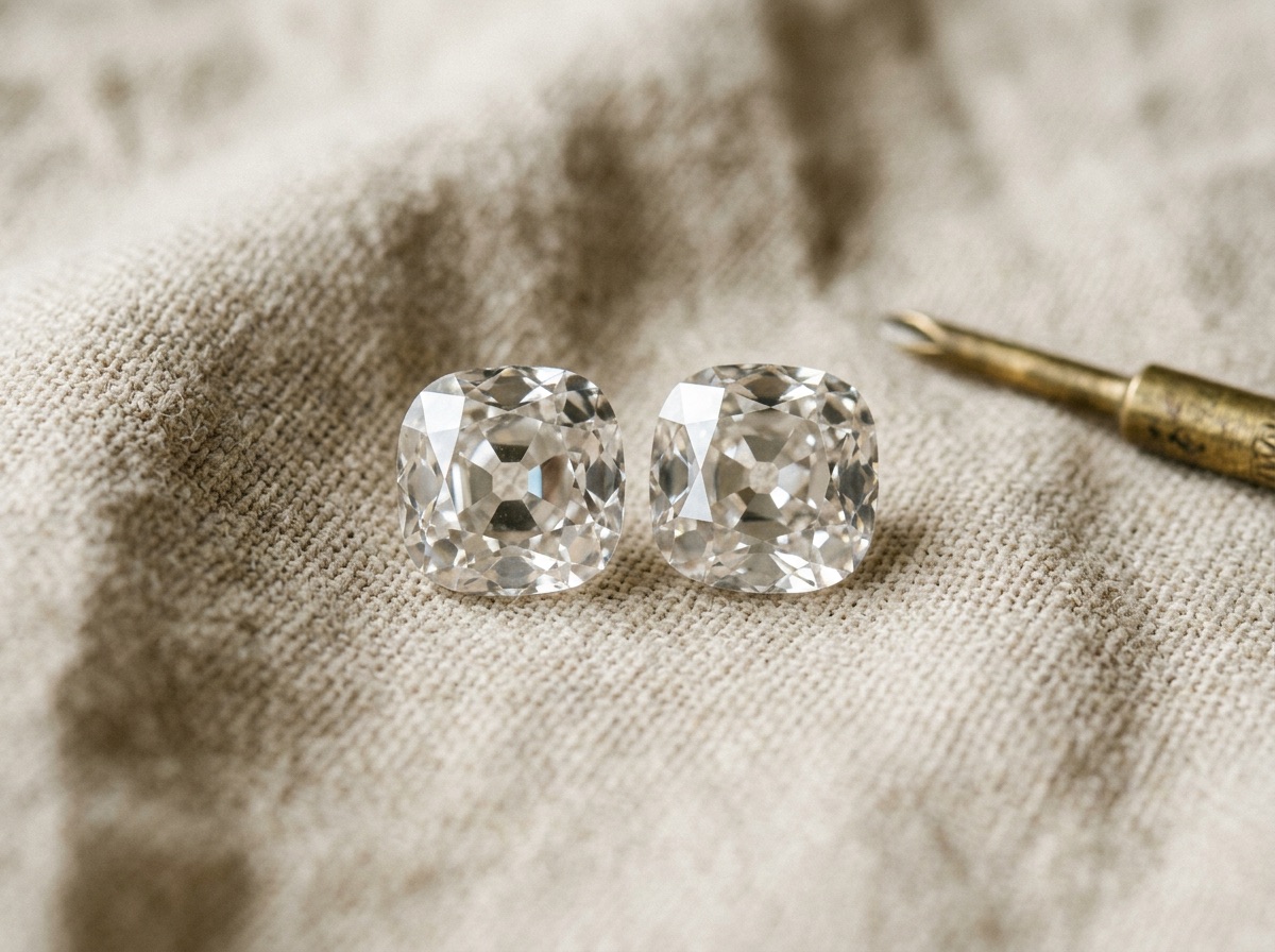 Old Mine Cut Matched Pair Wholesale