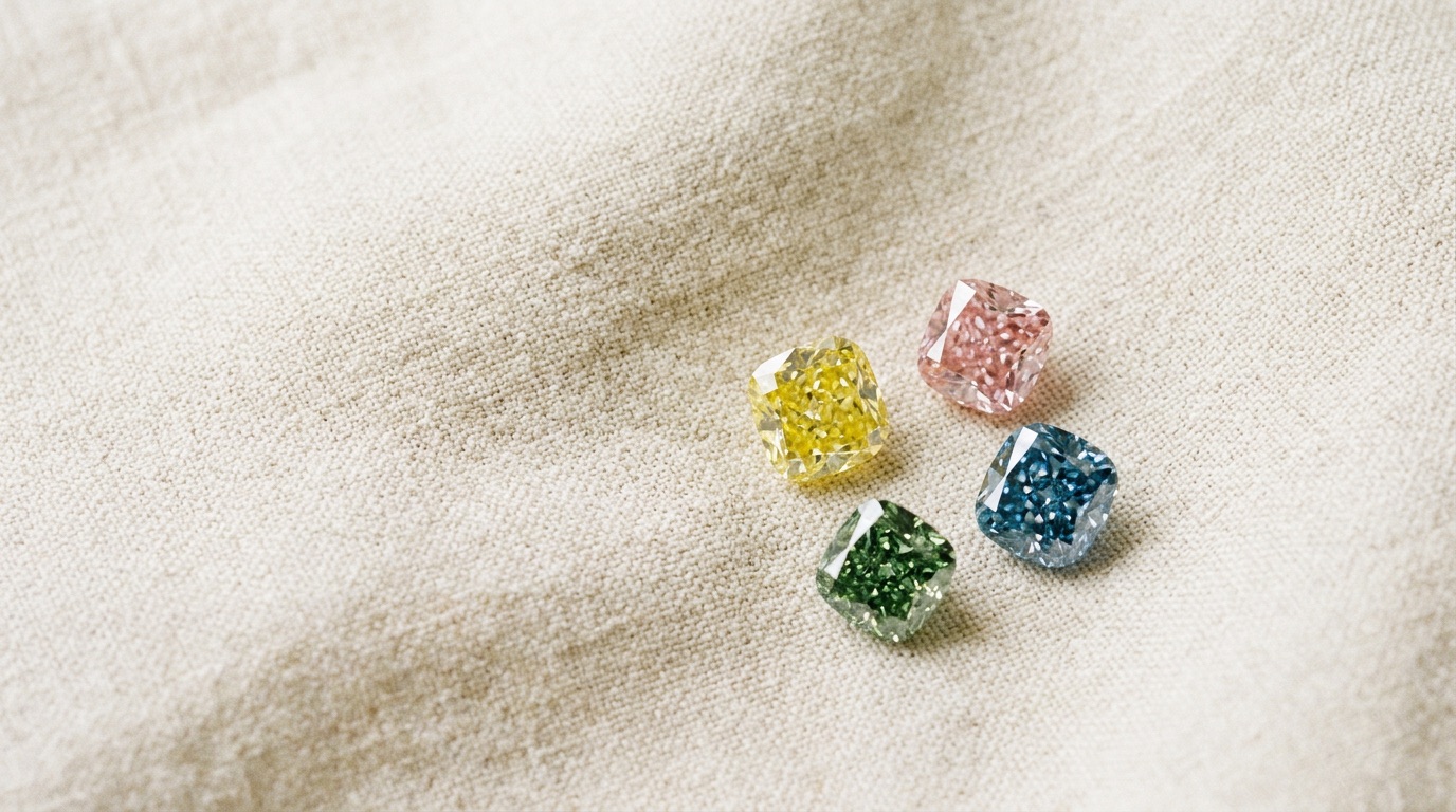 Fancy Color Cushion Cut Diamonds Wholesale | Guru Diam Blog