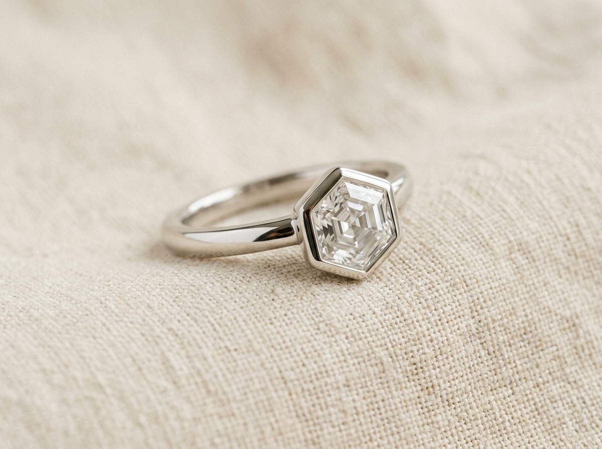 Hexagon Cut Diamonds Wholesale