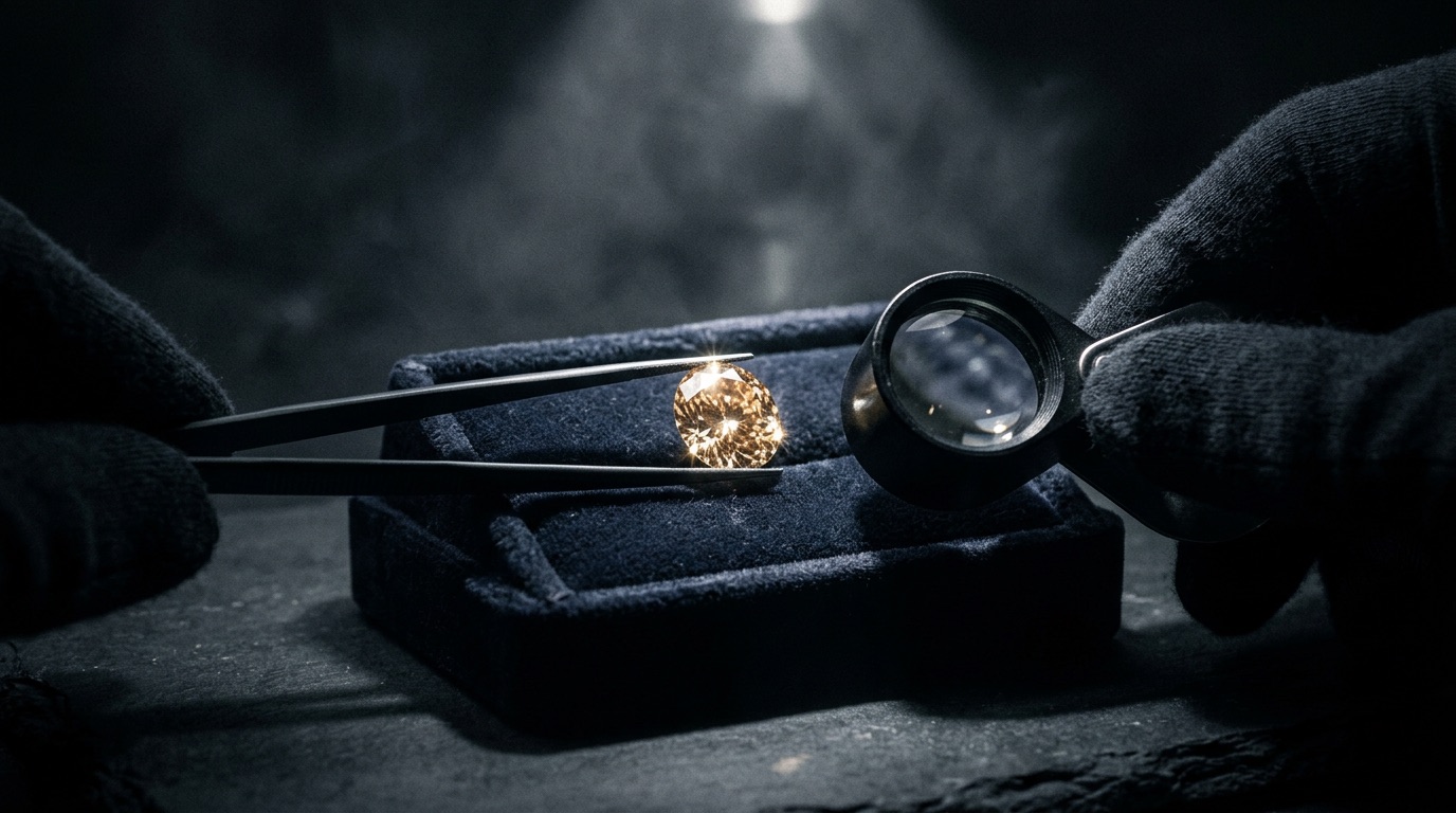 Champagne Oval Lab-Grown Diamonds Wholesale | Guru Diam