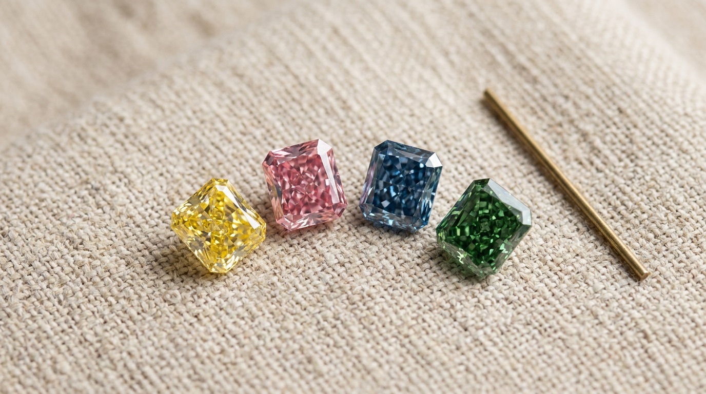 Fancy Color Radiant Cut Wholesale