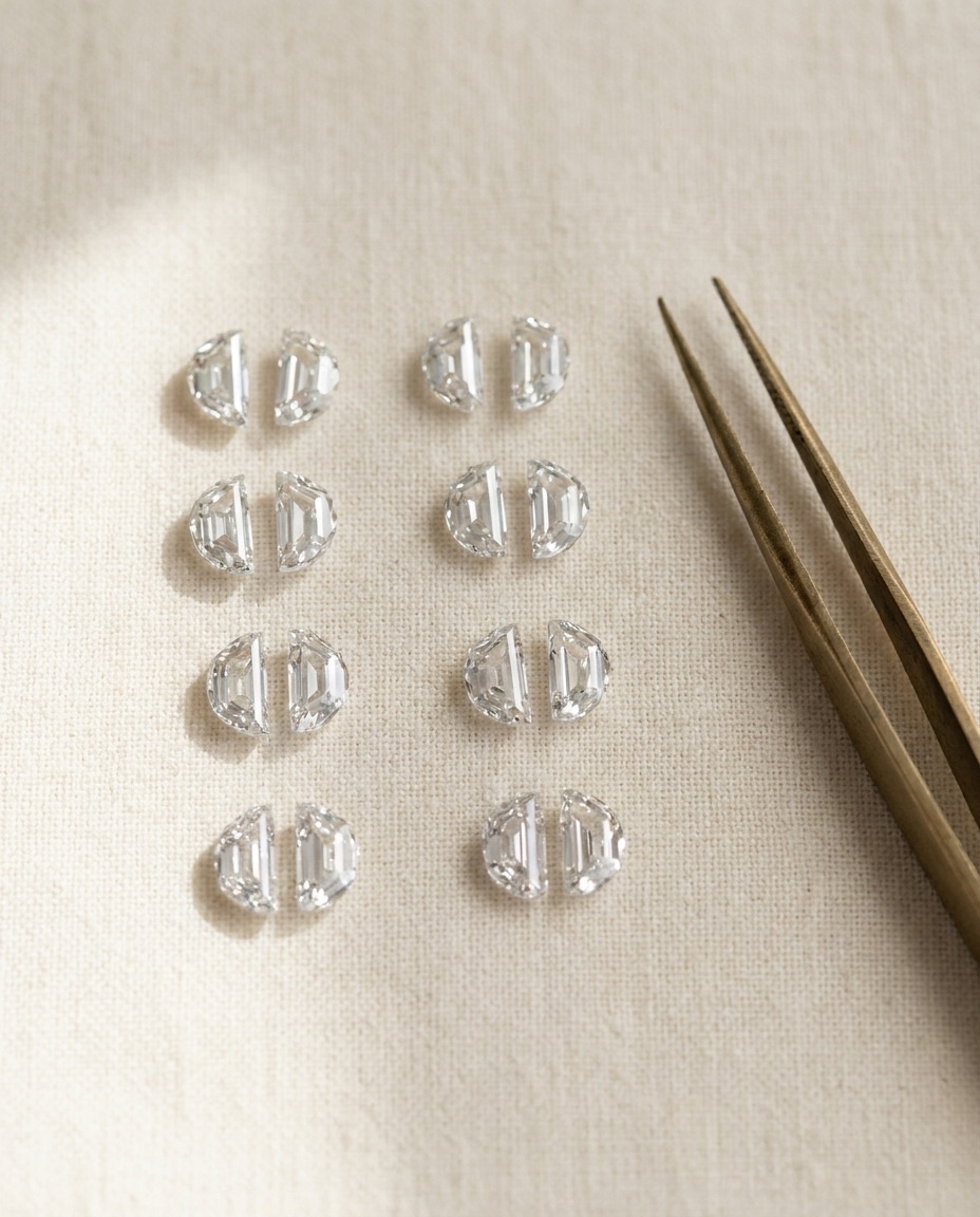 Half Moon Diamonds Wholesale