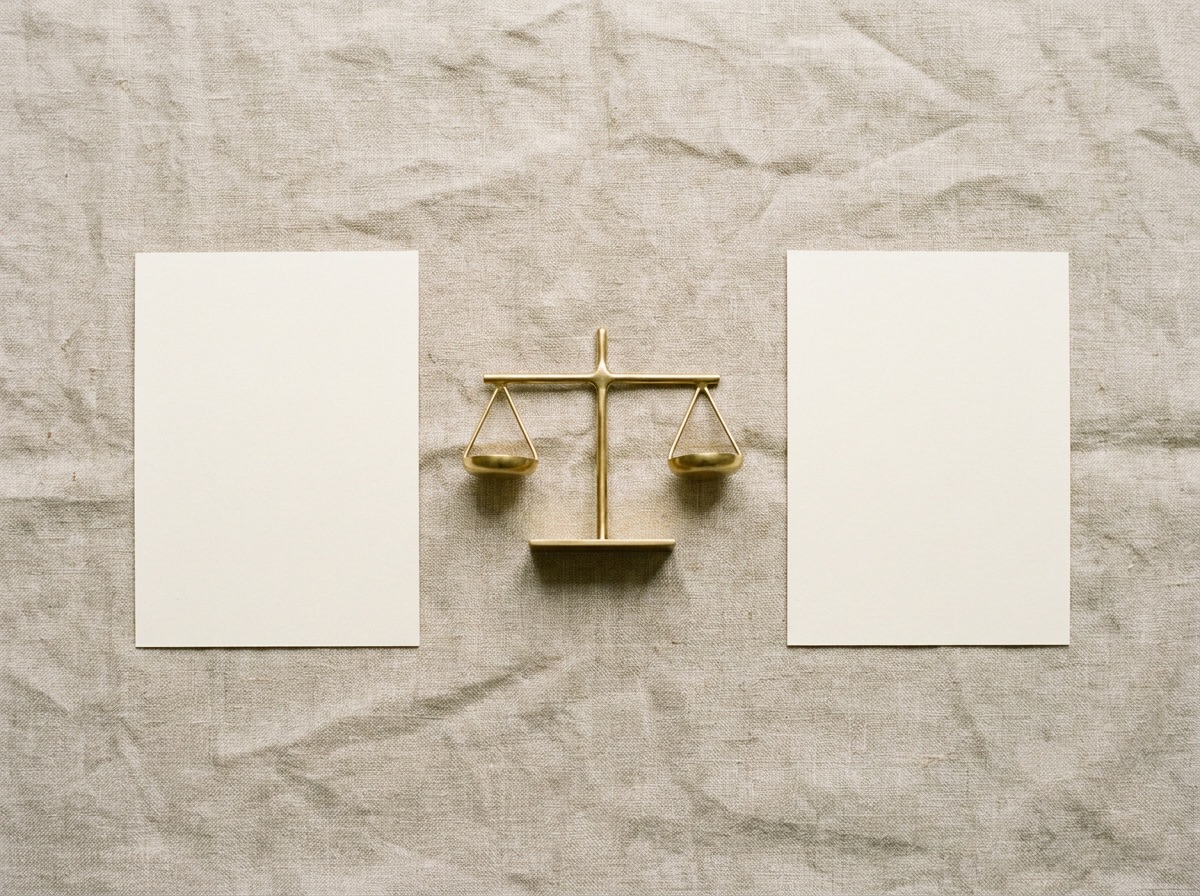Flatlay of business registration paperwork, a resale certificate, and a fountain pen on a linen desk surface