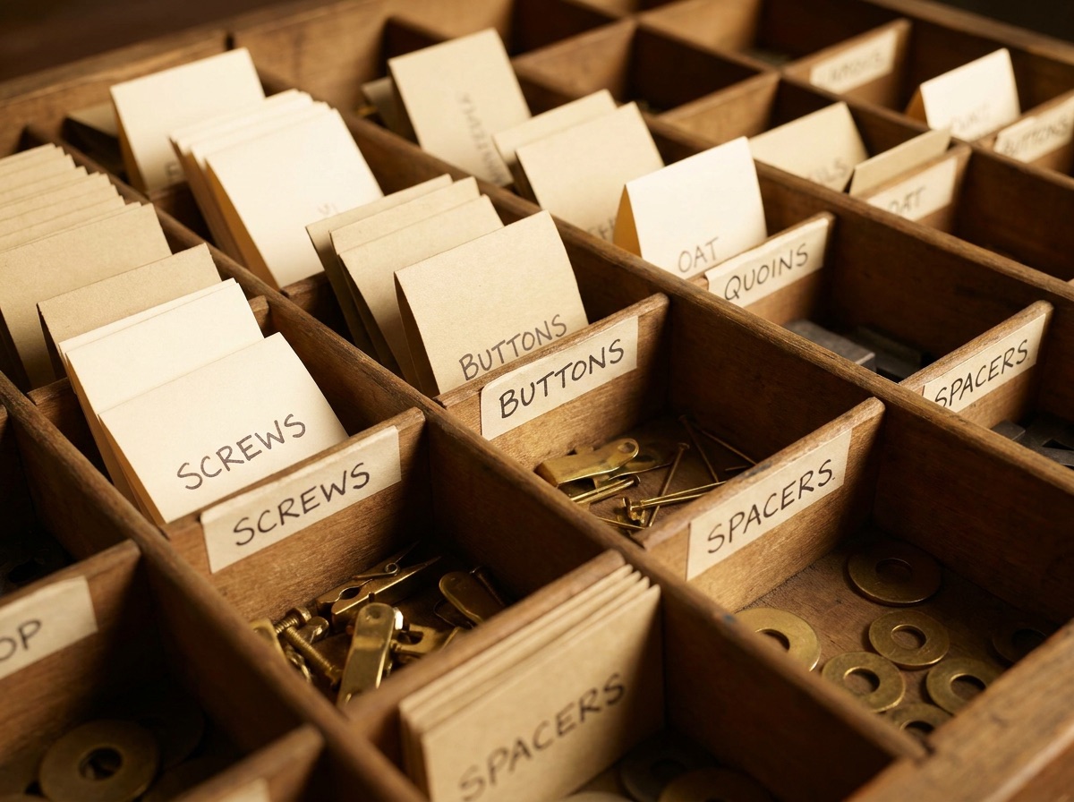 A cream leather ledger and brass loupe on a jewelry counter representing pricing and margin tracking across both diamond lines