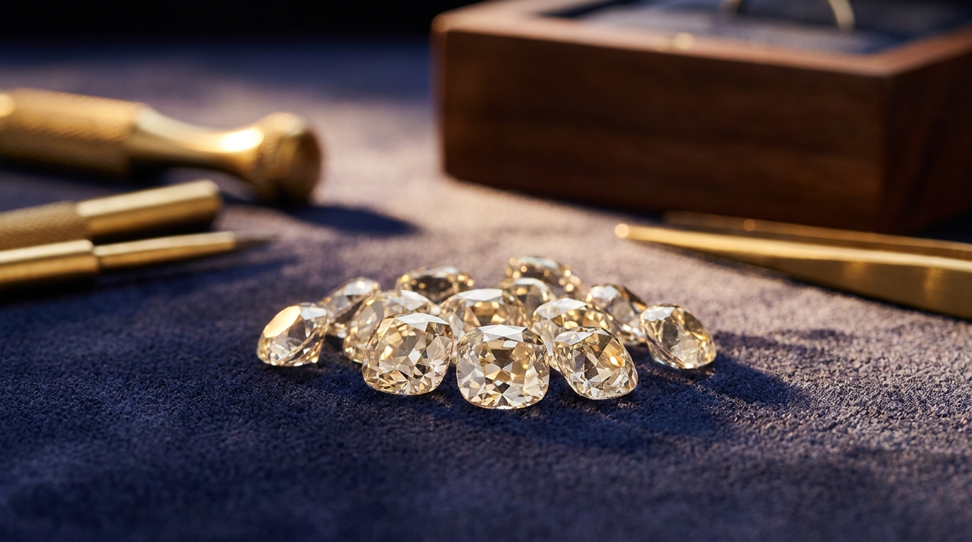 Antique-Cut Lab-Grown Diamonds: Old Mine and Old European for the Trade