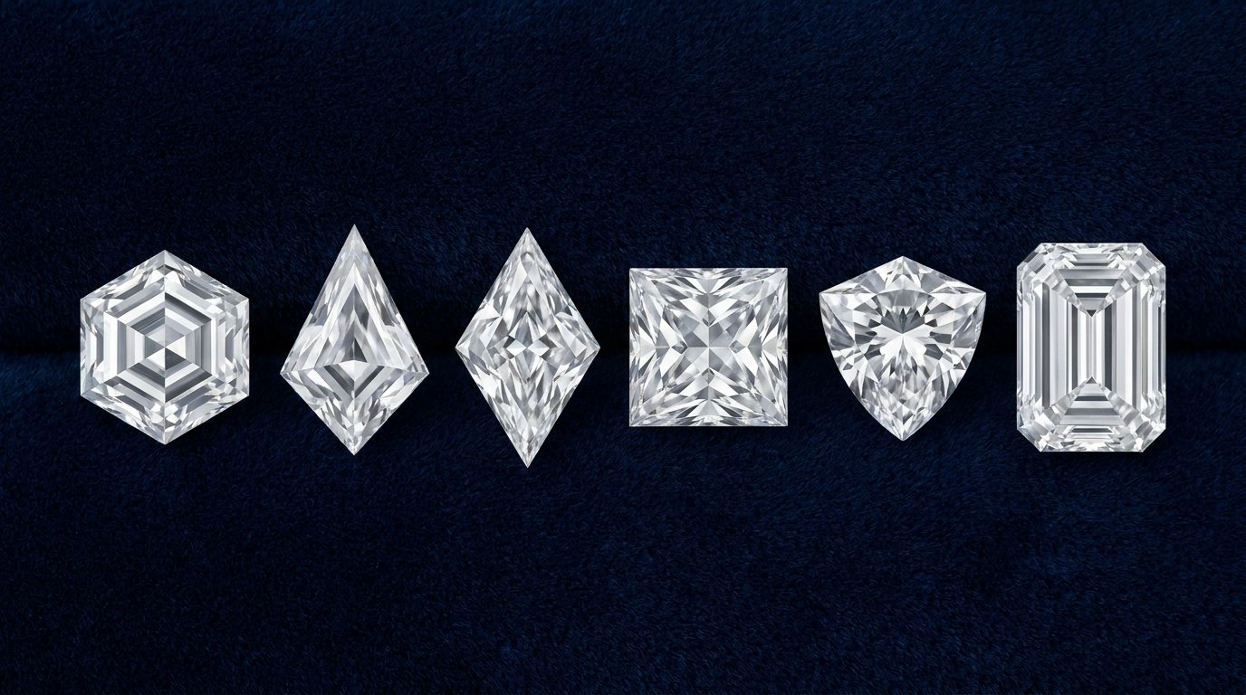 Fancy Shape Lab Grown Diamonds for Designers: A Jeweler's Guide to Exotic Cuts — Hexagon, Kite, Lozenge & Criss Cut