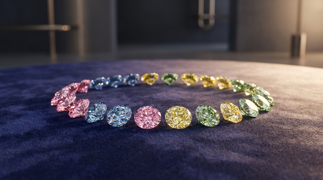 Fancy-Color Lab-Grown Diamonds Wholesale: Sourcing Rare Hues