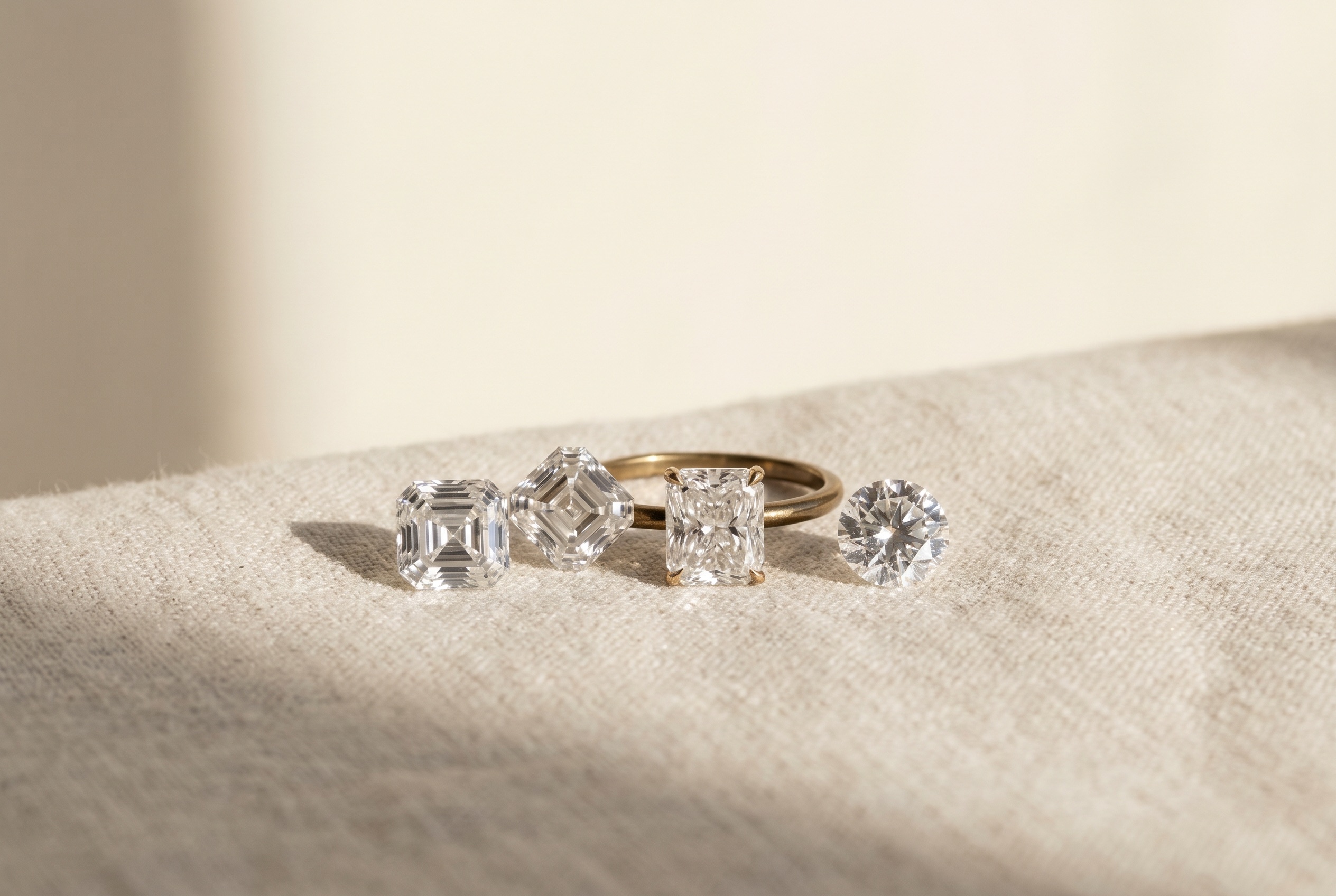 Asscher vs Radiant Cut Diamond Guide