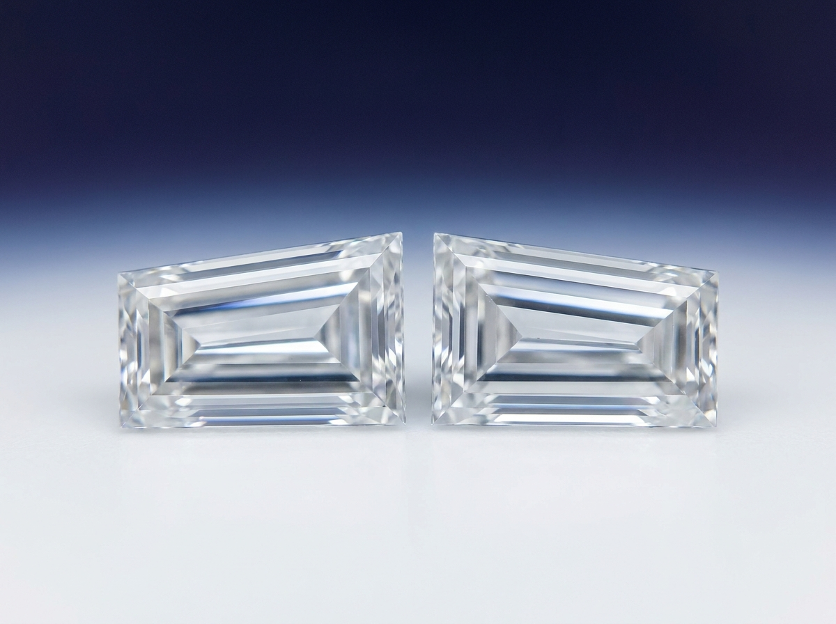 Matched Pair Step Cut Diamonds Wholesale