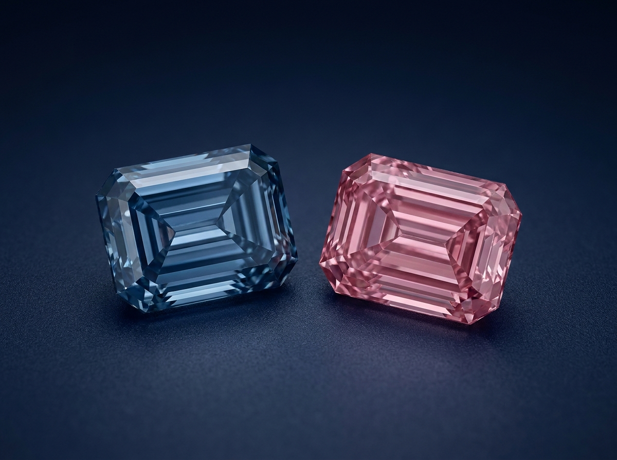 Fancy Color Emerald Cut Wholesale